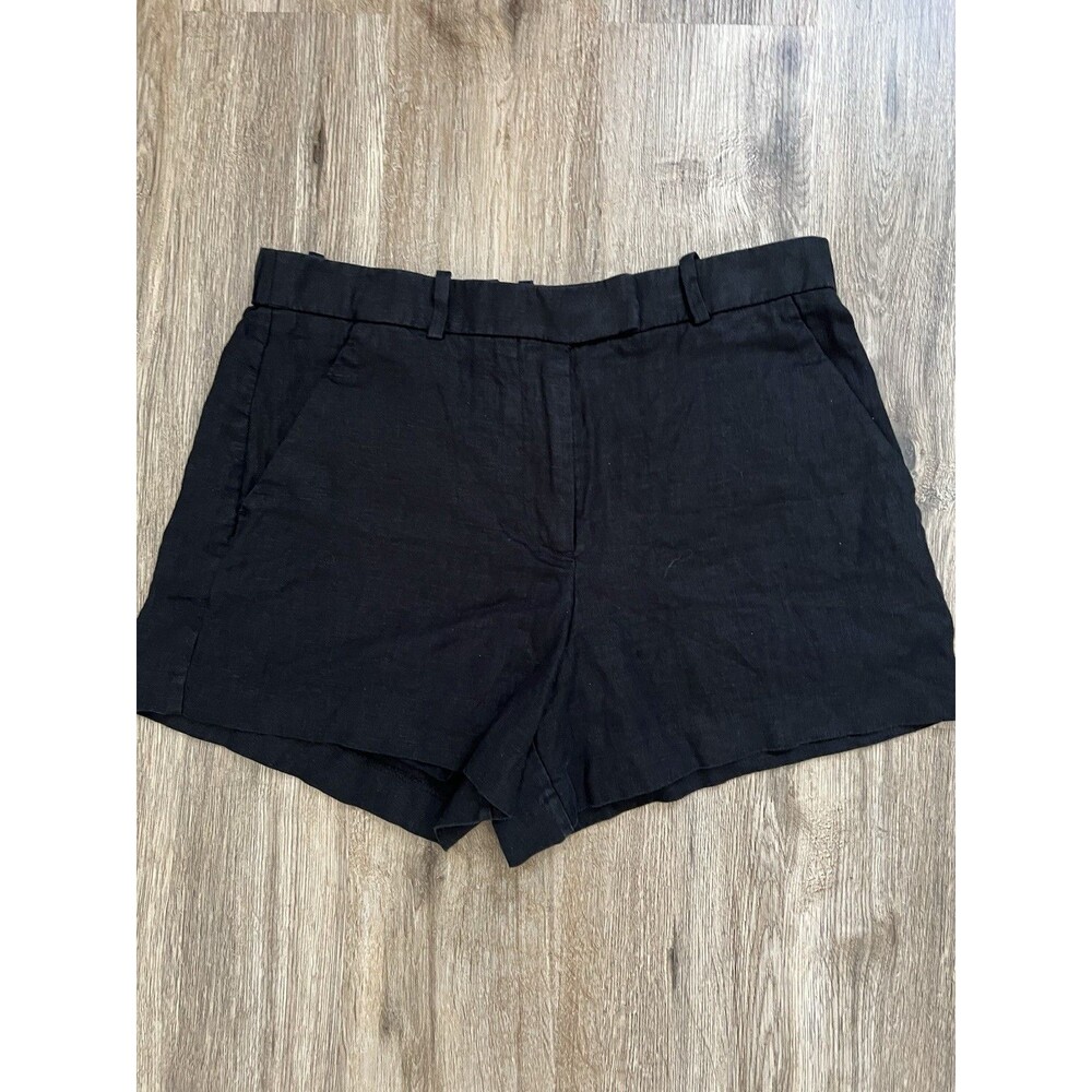 Abercrombie & Fitch Linen Blend Blue Shorts Womens Size 30